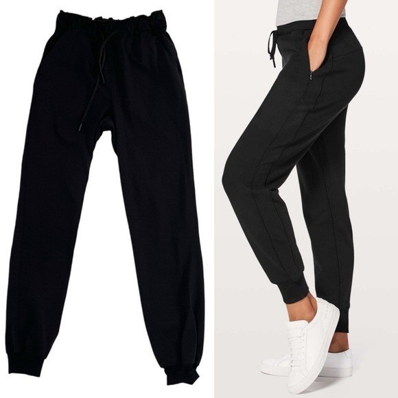 Lululemon Athletica Cool & Collected Jogger 28 Black Activewear Pants 4 S - Picture 1 of 14